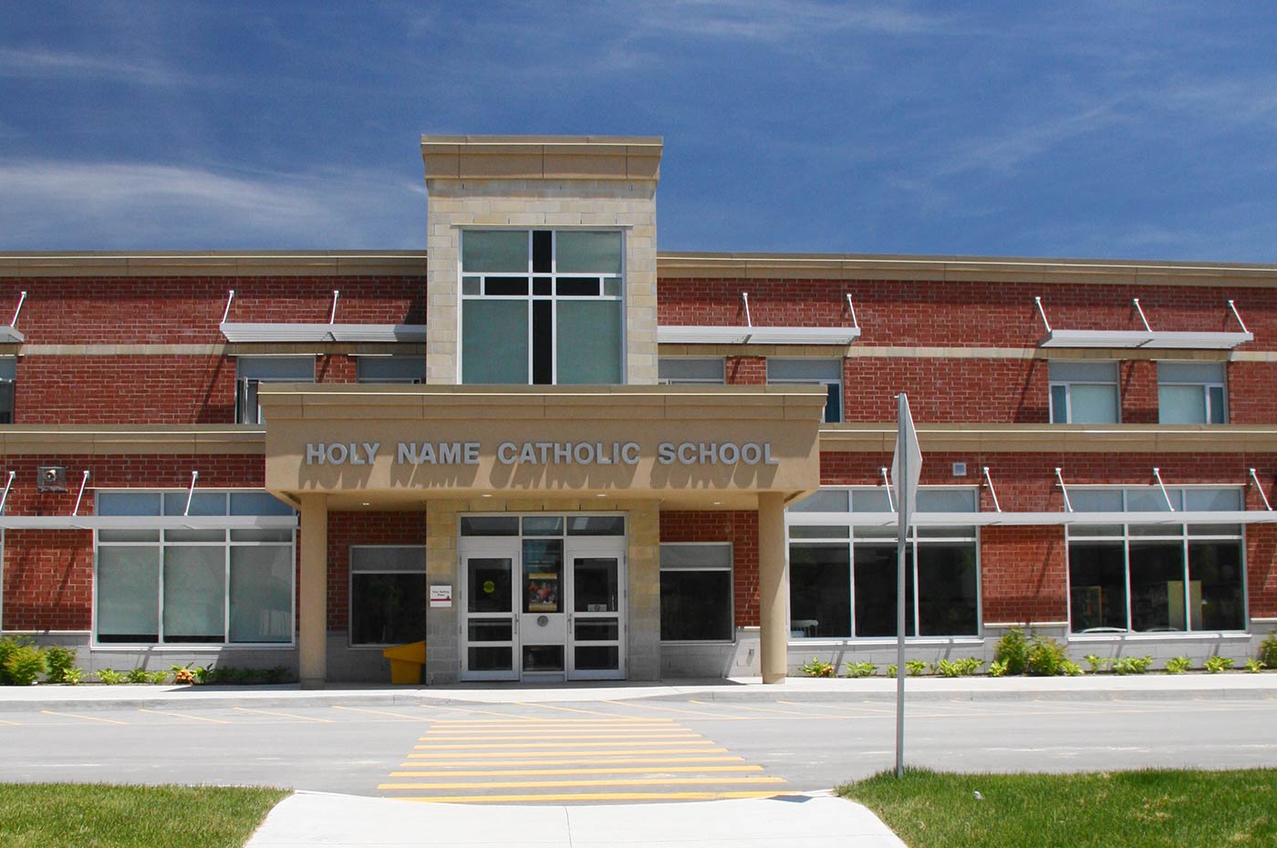 Holy Name Elementary School Entrance