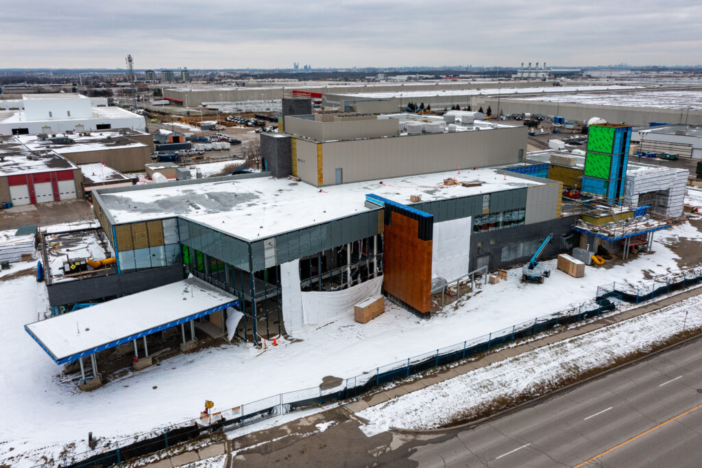 Brampton Fire and Emergency Services Headquarters construction, salter pilon architecture, Williams Parkway Fire Campus